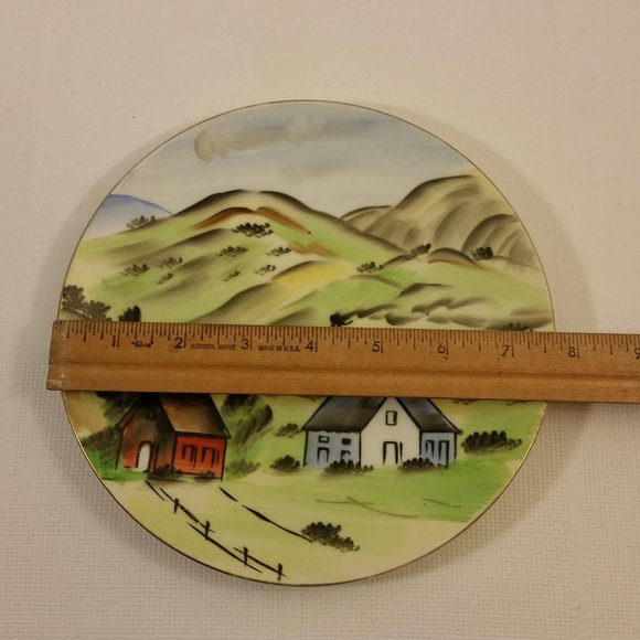 Vintage hand painted Plate - Picture 7 of 7